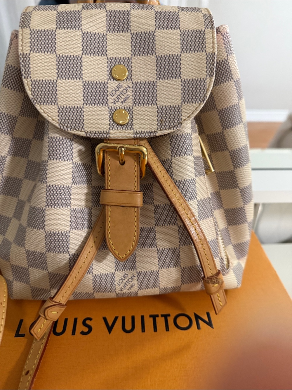 Preloved Louis Vuitton Sperone BB Damier Azur - Picture 2 of 10